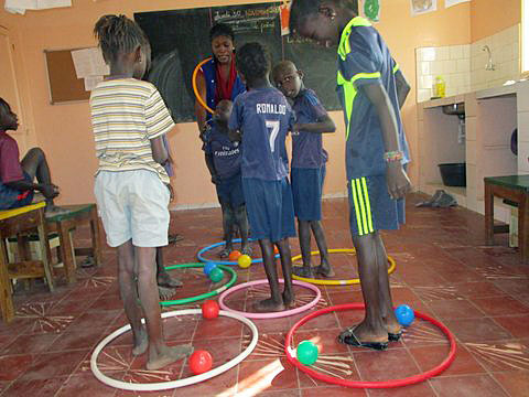 Senegal Zentrum Kinder mit Handicap